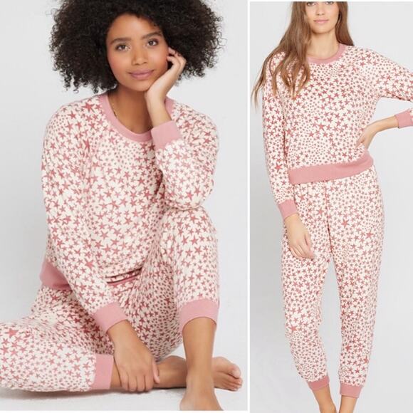 NWT L*Space Skyler Sweatpants Star Print - Picture 1 of 11